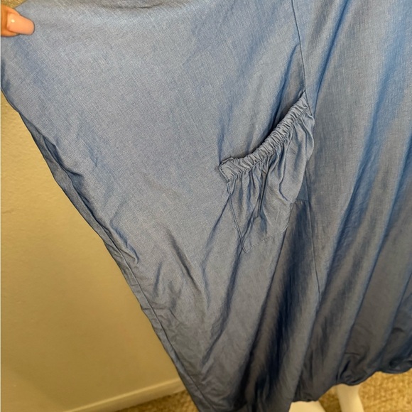Unbranded Balloon Dress/ Solid/Blue Denim Size 2XL. #313 - Picture 6 of 14